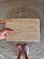 Raffia Plain Clutch