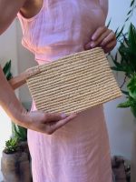 Raffia Plain Clutch