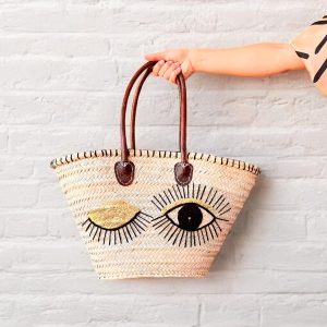 WINKING EYE GOLD BAG TOTE