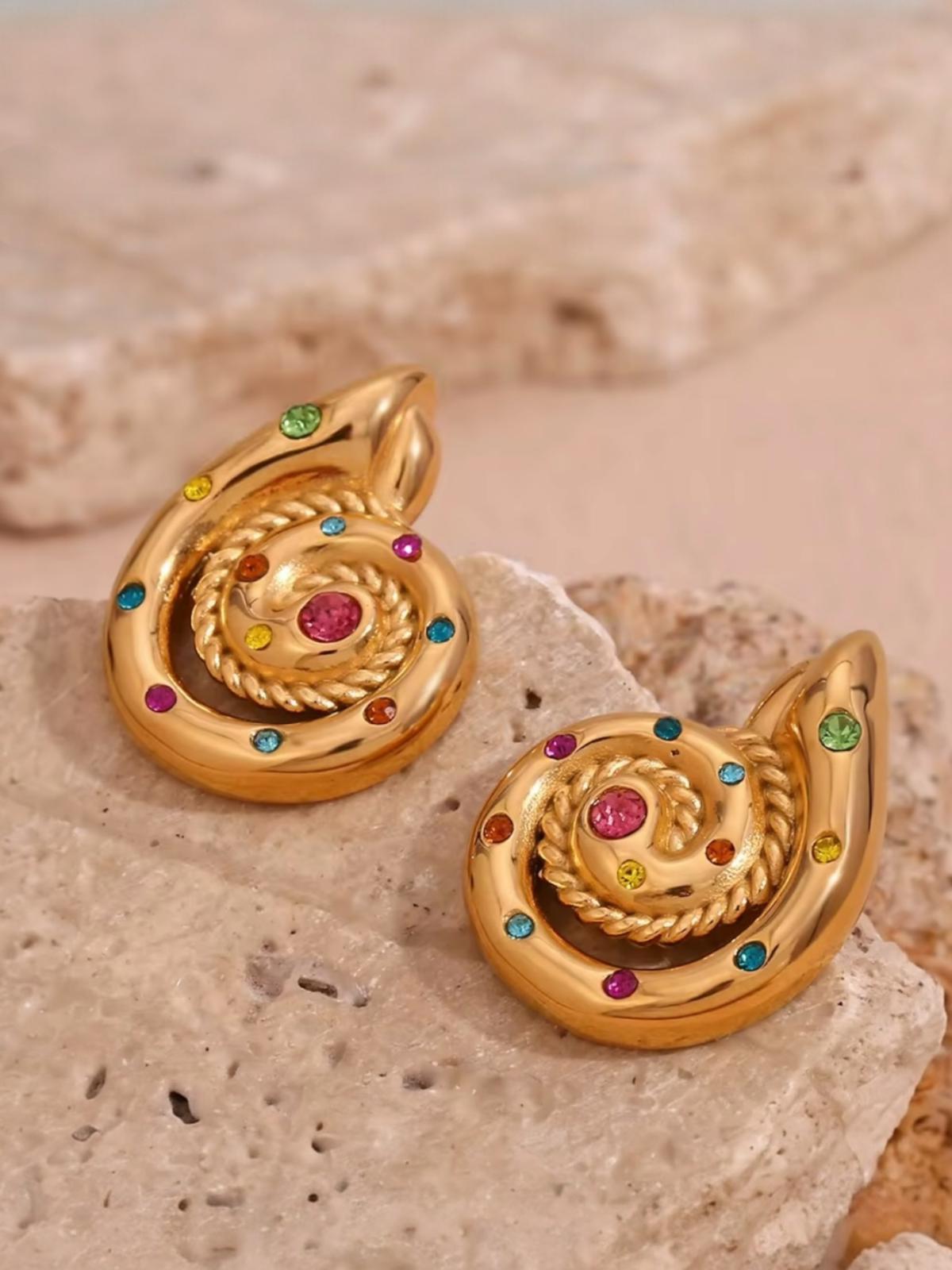 GOLD SOLEIL SHELLS EARRINGS